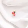 Broche de Laço Coração Simples para Mulheres, Corsage de Luxo, Alfinete Anti-Exposição para Gola Feminina, Alfinete de Cardigã, Acessório de Roupa