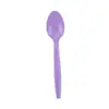 Conjunto de Talheres Descartáveis de Plástico Violeta, Roxo Claro, Simples e Moderno, Cor Sólida PS Suprimentos para Decoração de Festa