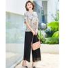 Conjunto de Moda de Verano 2026 para Mamás de Mediana Edad Nuevo Elegante Conjunto de Dos Piezas de Camiseta para Mujeres de Mediana Edad y Mayores
