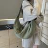 Bolso Dumpling Bolso Cruzado para Mujer 2024 Nuevo Bolso de Gran Capacidad Diseño Deportivo Casual Ropa de Trabajo de Verano Bolso de Lona