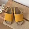 Zapatos Casuales Planos de Piel Suave Estilo Nuevo 2026 para Mujer, Versátiles, Cómodos, Elegantes Mocasines Slip-On con una Sola Tira tipo Sandalia