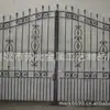 Jiangsu del Norte Jardín Exterior Francés Patio Forjado Puerta de Hierro Forjado Casa de Metal Artesanía de Hierro Puerta Sólida