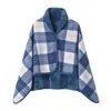 Manta de Flanela com Aconchego Absorvente de Umidade e Gerador de Calor Múltiplas Funções Xale para Pessoa Preguiçosa Lã Envolvente Quente para Escritório Manta Infantil