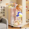 Cesta de almacenamiento para colchoneta de yoga, estante de almacenamiento para equipo de fitness, carrito doméstico con ruedas, cesta de almacenamiento para equipo deportivo de baloncesto