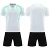Uniformes Deportivos de Fútbol Transpirables de Secado Rápido Transfronterizos Uniformes de Entrenamiento para Competición de Equipos Estudiantiles Camisetas de Uniformes de Clase de Manga Corta para Adultos Ropa de Trabajo