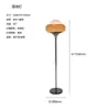 Lámpara de mesa decorativa estilo Bauhaus de la Edad Media Sala de estar Dormitorio Moderna Cálida Lámpara de noche Huevo Tarta Vidrio Escritorio de Estudio