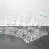 Soporte de exhibición de billetera de acrílico vidrio orgánico multicapa joyería gafas acrílico corbata cinturón soporte de exhibición