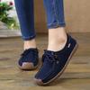 Zapatos de Primavera Individuales para Mujer, Zapatos Tipo Gorro Realmente Versátiles, Zapatos Planos Casuales Cómodos para Mujer, Zapatos de Caracol con Cordones, Zapatos para Madres al por Mayor