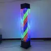 Lámpara de pie para salón de peluquería, letrero LED para exteriores para salones de belleza y peluquería, caja de luz de cristal de colores para belleza y peluquería