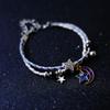 2023 Nuevo Pulsera Planeta de los Sueños Japonesa y Coreana Estrella de Actriz Luna Par de Pulseras de Estudiante Novia Joyería Transfronteriza