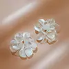 Brincos Flor de Acrílico Delicados, Estilo Festivo, Modernos, Versáteis, Elegantes, Brincos de Luxo para Mulheres