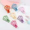 Accesorios para el Cabello Lindos Coreanos Color Caramelo Estilo Chica Energética Pinzas para el Cabello de Flores Estilo Ins Clips de Colores Mate para Flequillo Venta al por Mayor