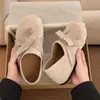 Primeiro Encontro Ji Sapatos Mary Jane Birkenstock Cobertos Completamente com Salto Plataforma Escondido 2026 Outono Novo Estilo Mocassins de Duas Vias