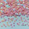 Polvo de color macarrón, serie 3/4/5/6 mm [TS13], cuentas de PVC para bordado francés, accesorios para vestidos de novia