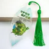 Marcapáginas de hoja con temática de ahorro de energía y protección del medio ambiente, espécimen de planta natural, regalo cultural y creativo, herramienta de lectura para estudiantes, regalo de graduación