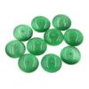 Piedra Ojo de Gato Verde 12mm-20mm colgante con hebilla de seguridad parche de anillo de fondo plano accesorios de joyería DIY Piedra Ojo de Gato