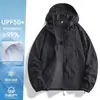 Ropa de Protección Solar Estilo Montaña para Exteriores para Mujer, Nuevo Estilo de Verano, Holgada y Ligera, Ropa de Protección Solar Muy Atractiva, Chaqueta de Secado Rápido para Hombre con Logo Estampado