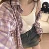 Camisa Protectora Solar Estilo Perezoso de Nicho Estilo Americano para Mujer, Nueva Camisa Casual Versátil Elegante para Principios de Otoño al por Mayor