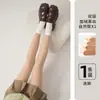 Medias Negras Transparentes de Doble Capa Desmontables con Forro de Polar para Otoño e Invierno, Engrosadas y Cálidas, Leggings Artilugio para Piernas Desnudas de Abrigo para Mujer