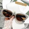 Nuevas Gafas de Sol Ojo de Gato de Montura Pequeña Europeas y Americanas Transfronterizas Personalizadas Gafas de Sol de Moda para Mujer 5134