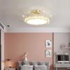 Lámpara de Dormitorio Lámpara de Techo Corona de Cristal Nórdica Celebridad de Internet Creativa Distintiva Lámpara LED Lámparas Simples Modernas para Habitación de Princesa