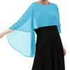 Chal de Gasa 100D Transfronterizo Europeo y Americano Amazon Chal Ligero para Mujer Simple Hueco Agujero Redondo Chal Ajuste Holgado