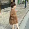 Vestido de Punto para Niñas Otoño Invierno 2026 Nuevo Elegante Versátil Falda de Punto Vestido Estilo Perezoso para Niñas Comercio Exterior