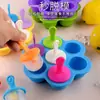 Forma de Sorvete com Sete Compartimentos para Uso Doméstico, Forma de Picolé DIY, Forma de Plástico para Sorvete Caseiro, Pequena Forma de Cubos de Gelo para Crianças