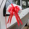 Venta al por mayor de fábrica regalo para coche de bodas empaque de flores lazo perezoso bicolor bolsa mediana flor de mano