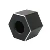 Porta Plumas Metálico Porta Plumas Inserto Pequeño para Plumas Cuadrado Barril Negro para Pluma Base para Cepillos de Dientes de Pareja Porta Cuchillas Papelería para Estudiantes