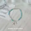 Pulsera de Concha con Abalorios de Estrella de Mar Vacaciones en la Costa Elegante Personalizada Moda Ins Simple de Gama Alta Pulsera Versátil