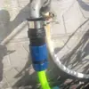 Conector de Tubo de Água de Quatro Pontos Hongchen T Reto Através Acessórios para Pistola de Água de Lavagem de Carro Conector de Tubo de Água Conexão Rápida Quatro Vias 6 Pontos