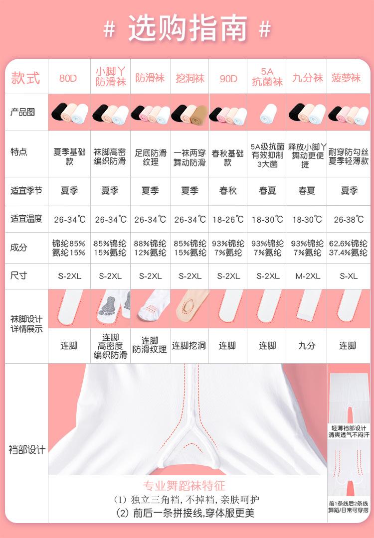 舞蹈袜指南750