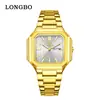 Nuevo reloj para hombre Longbo, reloj de pulsera de moda de negocios para hombre, venta directa de fábrica TK 83872 Longbo