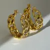 Brincos Redondos de Zircônia Encaixados Estilo Zhao Lusi, Brincos Modernos, Simples e Estilosos, Luxo Acessível e Brincos de Alta Qualidade para Mulheres
