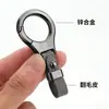Chaveiro de carro para homens, acessórios de chaveiro, pingente de chaveiro, chaveiro de liga de zinco, anel para pendurar na cintura, pode ser gravado a laser