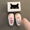 Lindas Pantuflas de Peluche de Cerdo con Lazo para Niñas, Otoño/Invierno 2026, Pantuflas de Algodón de Peluche Cerradas en la Punta, Antideslizantes, Suela Suave para el Hogar