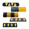 Lombadas, Tiras de Borracha Espessada para Amortecimento de Estrada, Tiras de Limite de Velocidade para Rodovias, Tiras de Aço Fundido para Absorção de Choque de Veículos em Entradas