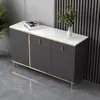 Aparador de pizarra actualizado a moderno minimalista de lujo ligero para té, armario de almacenamiento para pared del hogar, otros muebles de sala de estar