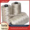 Alta temperatura 550 graus fibra de vidro linha de costura 0.5MM linha à prova de fogo industrial mão linha de costura 80S/32 fio de costura