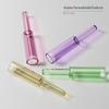 Petg1ml frasco ampola pequeno de plástico destacável cosmético essência de ácido hialurônico solução estoque frasco de conservação fresca material de embalagem
