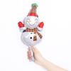 Globos navideños grandes decorativos de Cross Border, nuevos, con diseño de árbol de Navidad, alce, muñeco de nieve y globos de aluminio navideños.
