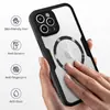 Adecuado para iPhone 18 Pro Max, funda de teléfono magnética transparente de colores, Apple 17 anticaídas, funda protectora simple, 16