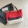 2025 Nova Bolsa de Franjas de Grande Capacidade Bolsa de Praia Bolsa Tote de Ombro Feminina Bolsa Casual Popular Deste Ano Popular Mulheres