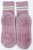 Nuevos calcetines altos de doble banda antideslizantes para mujer, hasta la pantorrilla, para fitness en interiores, yoga y Pilates