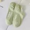 Meia Zhuji Feminina Verão Alto Antiodor Meias Invisíveis Meias Brancas Pequenas Cor de Fruta Meias Finas Cano Baixo Feminina Antiderrapante Curtas