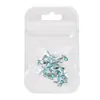 Popular Azul Arte de Unha Diamante Misturado Tamanho Mini Azul Pavão Gota d'Água Marquise Fundo Plano Diamante de Formato Especial Acessórios para Arte de Unha