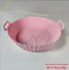 Panela de Silicone para Assar Nova Air Fryer Transfronteiriça Pote de Silicone para Air Fryer Tapete de Silicone para Air Fryer