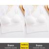 Kaka Mesmo estilo sem costura bonita para trás Underwear Tube Top Sexy Backless Sports Wrap peito grande U-back Sports Camisole Vest para Mulheres