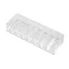 Prateleira de Armazenamento Transparente PET de 3-7 Camadas Organizador de Mesa para Cosméticos Batom Prateleira para Mesa de Escritório